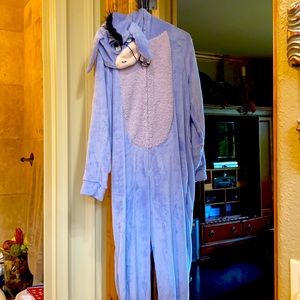 Disney Eeyore hooded pajamas-Large-12-14